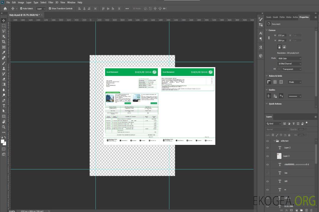 Relevé de carte bancaire de Brunei Baiduri template Relevé de carte bancaire de Brunei Baiduri template
